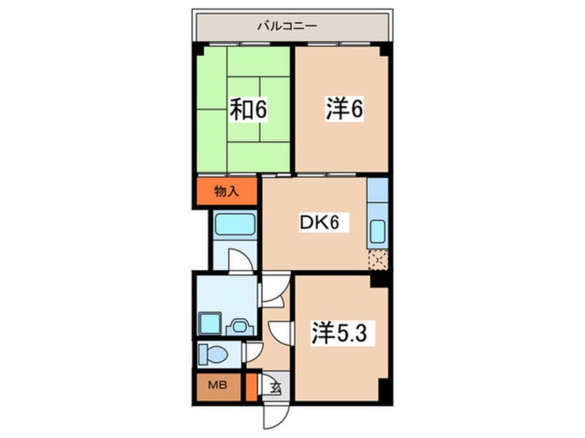 間取図 マイキャッスル久地
