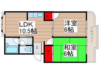 間取図 ぐらんどりぶ三番館