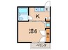 井上ビル橘 1Kの間取り