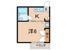 井上ビル橘 1Kの間取り