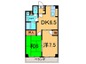 エスポワ－ル野川 2DKの間取り