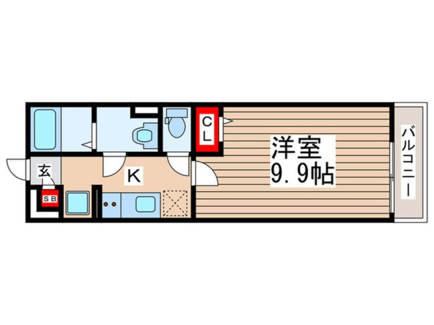 間取図 リブリ・ソレイユ南流山