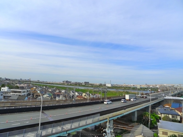 室内からの展望 マーロ千住クレストタップ