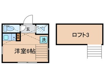 間取図 ユナイト岸谷ベネディット