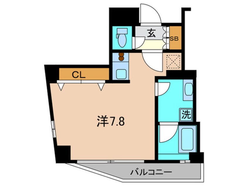 間取図 セントラルクリブ六本木Ⅲ