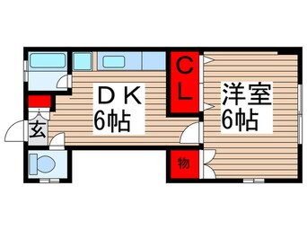 間取図 コ－ポ高山