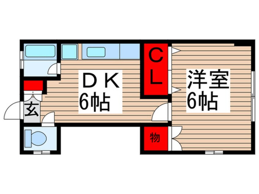 間取図 コ－ポ高山