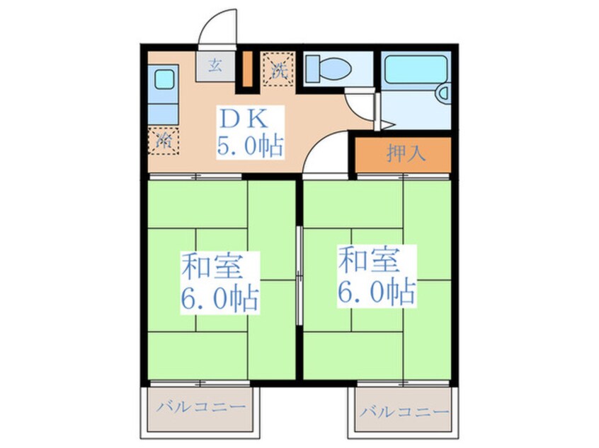 間取図 グランデュールポンム