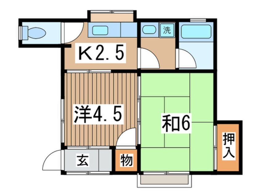 間取図 鈴木アパ－ト