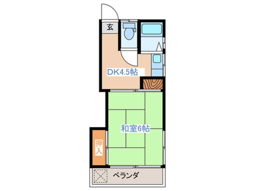 間取図 ハイツ深谷