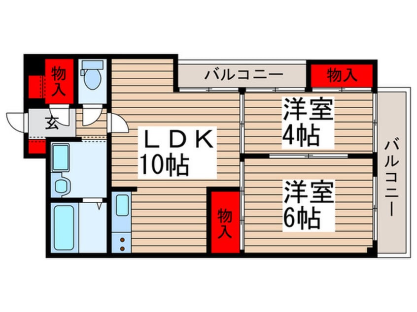 間取図 山加マンション