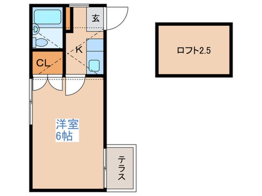 間取図 サンクレアＢ