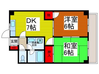 間取図 中川ハイツ