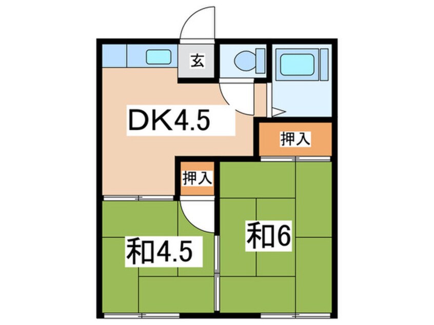 間取図 コトー芹が谷