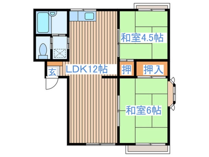 間取図 グランデュ－ル    フォンテーヌ