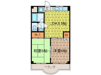 間取図 フロイデハイム