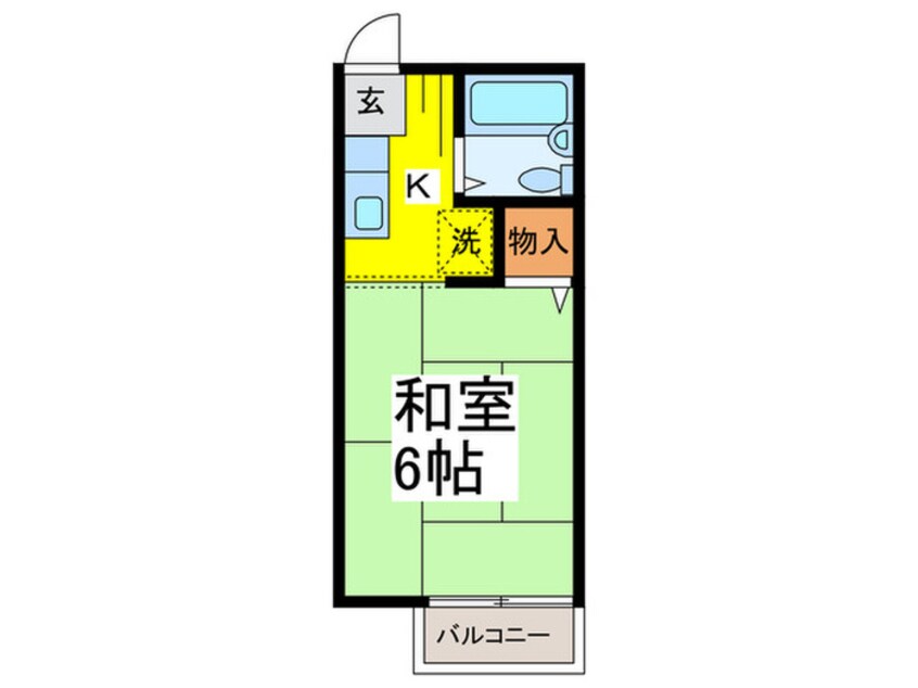 間取図 パ－クコ－ト井の頭