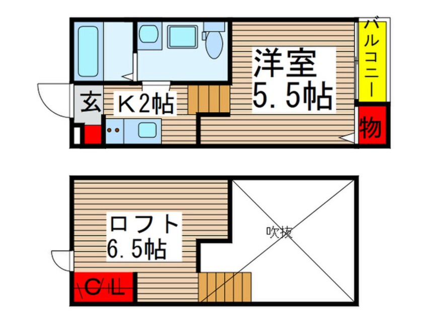 間取図 オーリス八千代