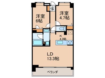 間取図 コンフォリア下落合