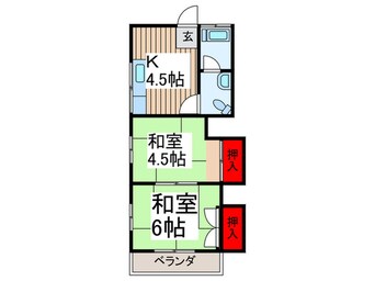 間取図 勝ハイツ