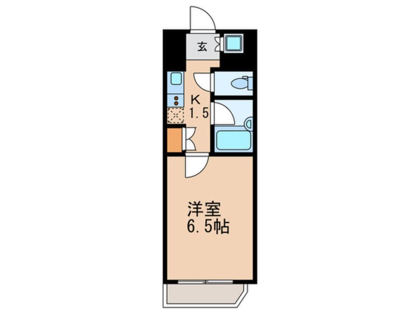間取図 ル－ブル明大前