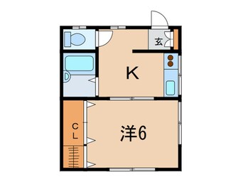 間取図 ハウス若竹