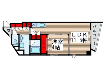 間取図 ルクレ足立