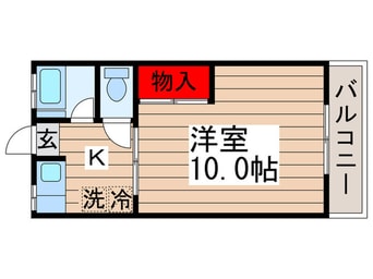 間取図 第３道野辺コ－ポ