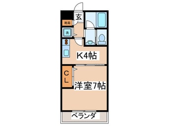 間取図 ハイムジ－ニアス