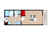 レスポワール幕張 1Kの間取り