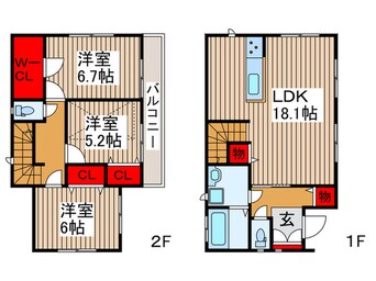 間取図 Ｋｏｌｅｔ野田