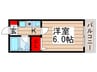 ハイム白鷺 1Kの間取り