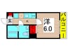 CFジオーレ五反野 1Kの間取り