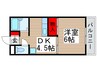 サンライフ梅島 1DKの間取り