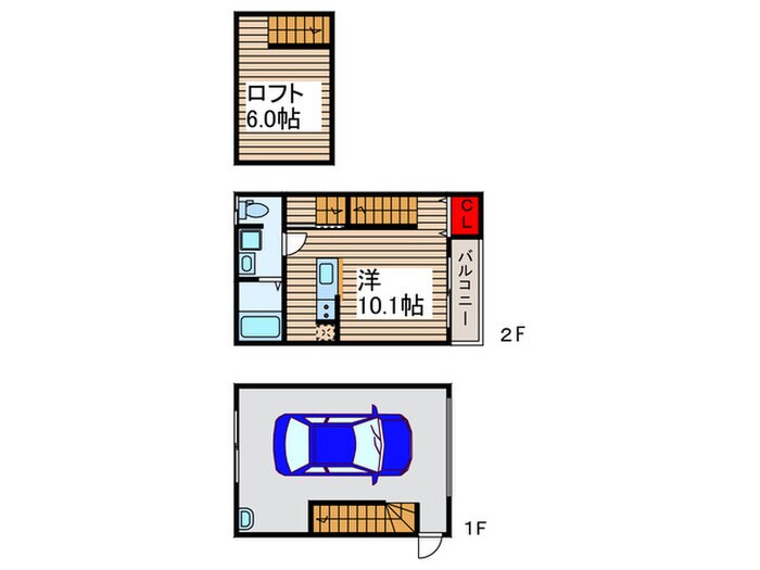 間取り図 SKーガレジオ六実Ⅰ