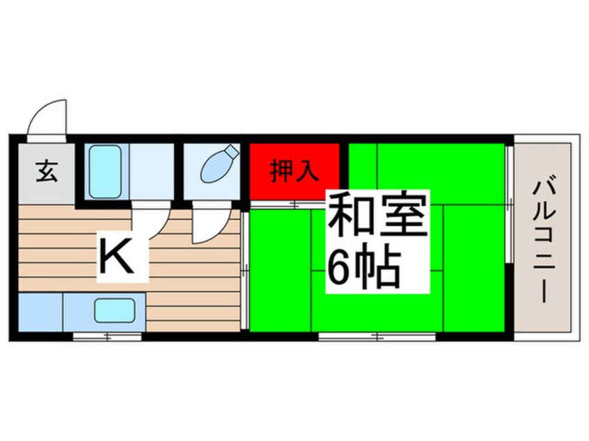 間取図 コ－ポミズホ