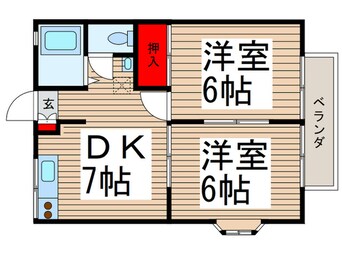 間取図 グリ－ンヒル