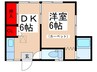 南小岩６丁目アパート 1DKの間取り