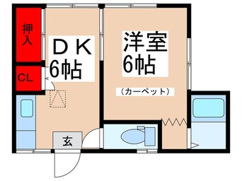 間取図 南小岩６丁目アパート