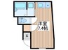 仮）メイリリー鳩ケ谷 1Rの間取り