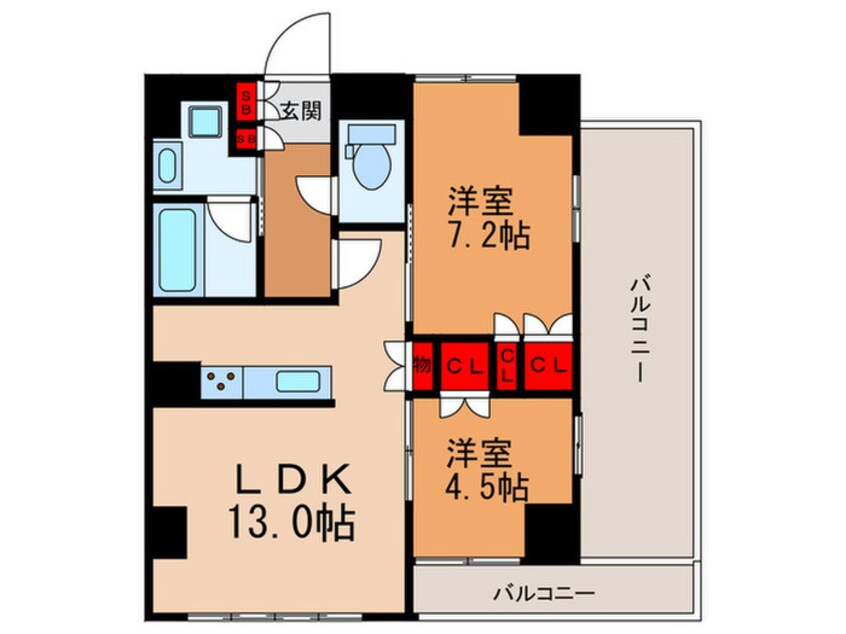 間取図 HF正光寺赤羽レジデンス