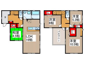 間取図 Ｋｏｌｅｔ野田大殿井