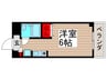 カ－サセレ－ネ１ 1Rの間取り