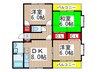 グリ－ンヒル夏見　Ⅰ 3DKの間取り