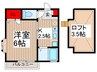 ＹＳハイツ 1Kの間取り