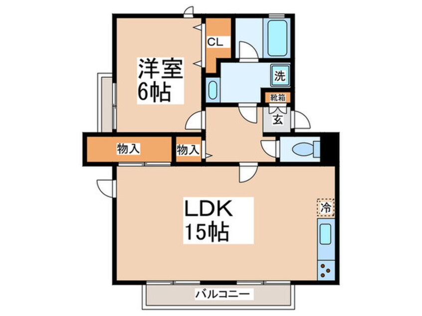 間取図 ハイツせせらぎ