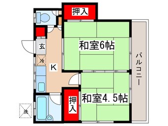 間取図 晴風荘