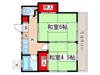 間取図 晴風荘