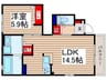 Casa　Luminosa 1LDKの間取り