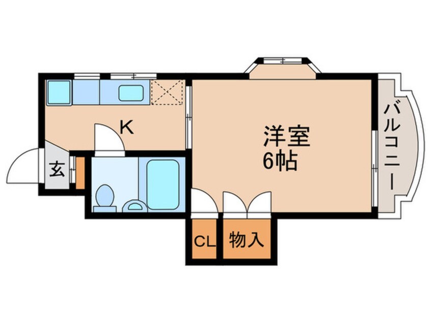 間取図 ホワイトハイツ１